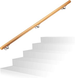 Pasamanos de madera para escalera