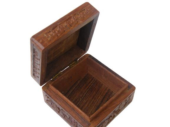 Caja de madera de regalo